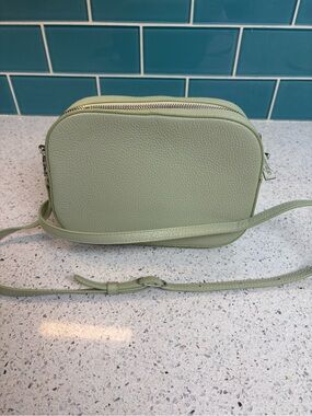 Popsuki Minimalist light Sage Crossbody Bag - Women's Shoulder Purse